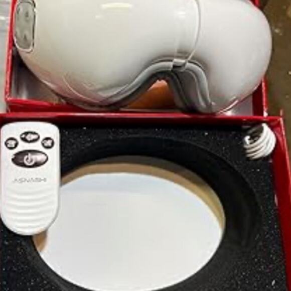 Asnaghi Eye Massager with Heat, Heated Eye Mask with Bluetooth Music for Migrain - Picture 2 of 4